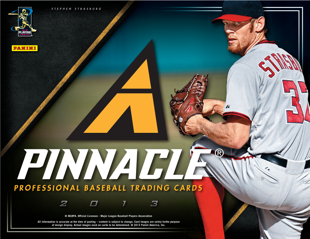 Professional Baseball Trading Cards