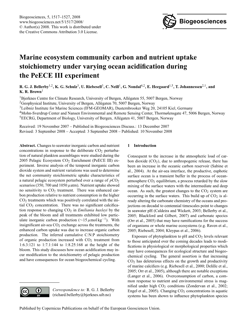 Articles Production in Natural Phytoplankton, J