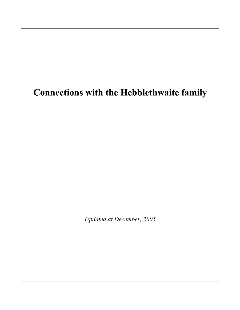 Descendants of John Hebblethwaite 28