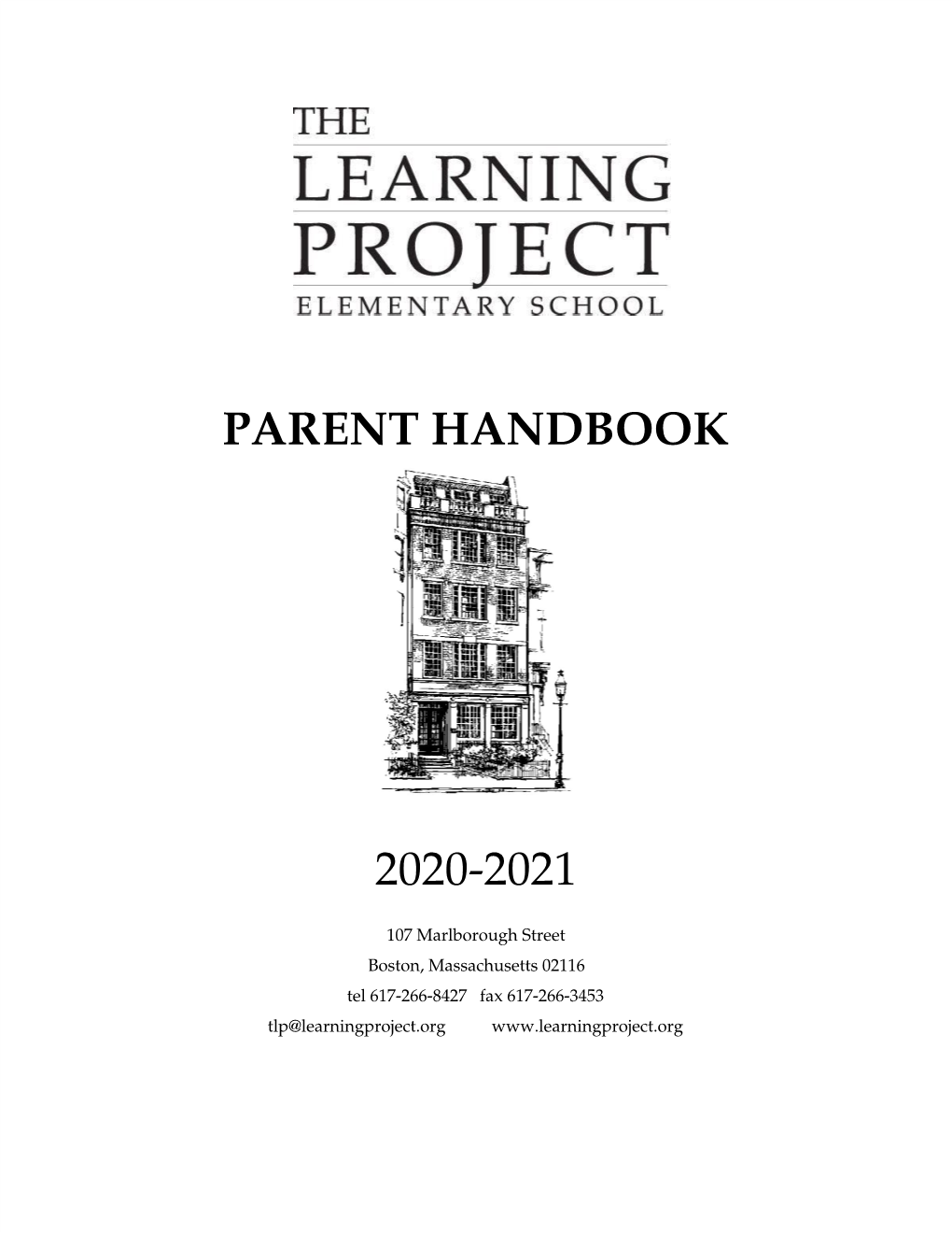 Parent Handbook 2020-2021