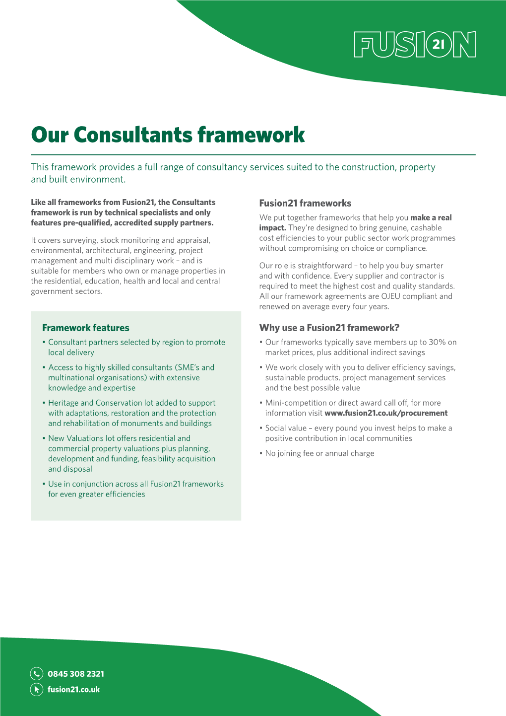 Our Consultants Framework