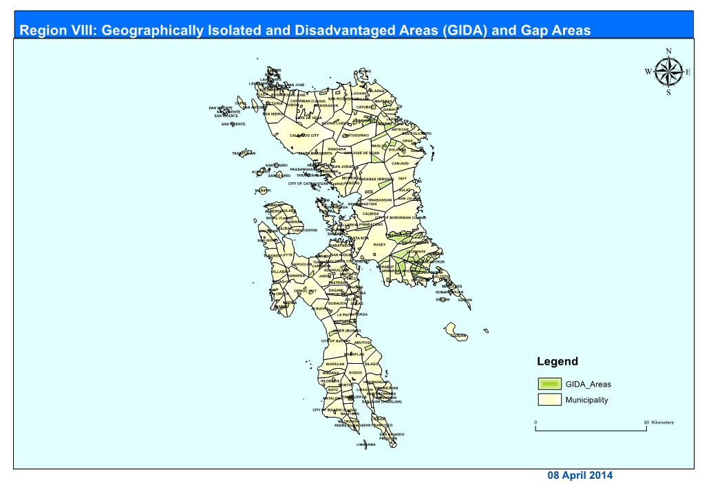 Region VIII: Geographically Isolated and Disadvantaged Areas (GIDA) and Gap Areas