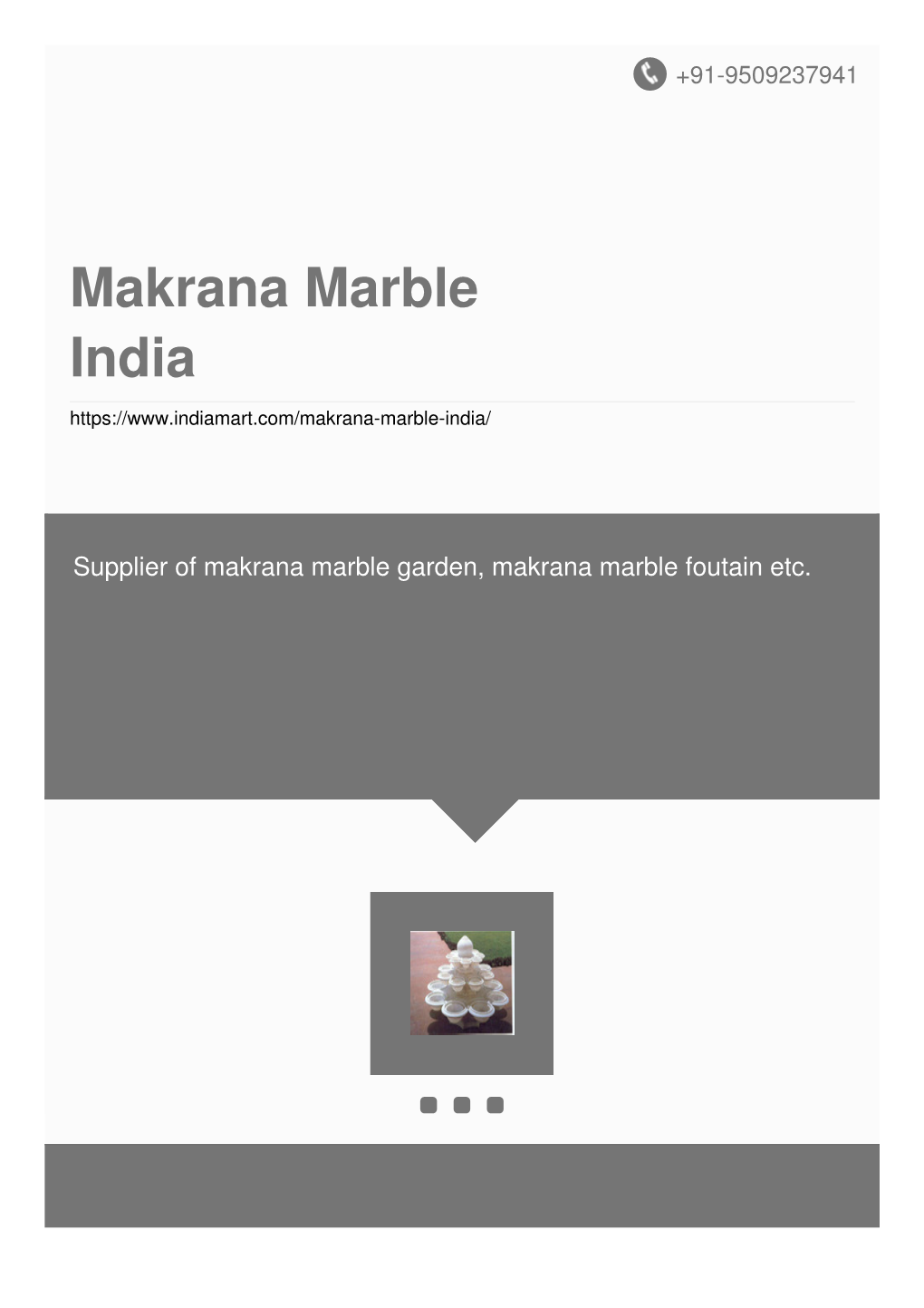 Makrana Marble India