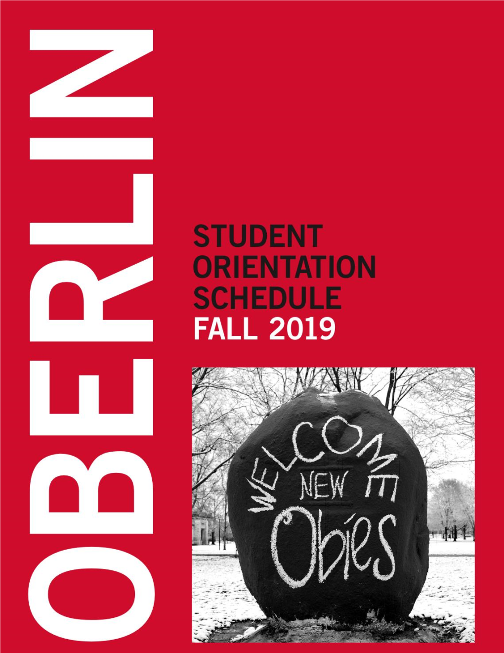 Fall 2019 Student Orientation Schedule (August Update)