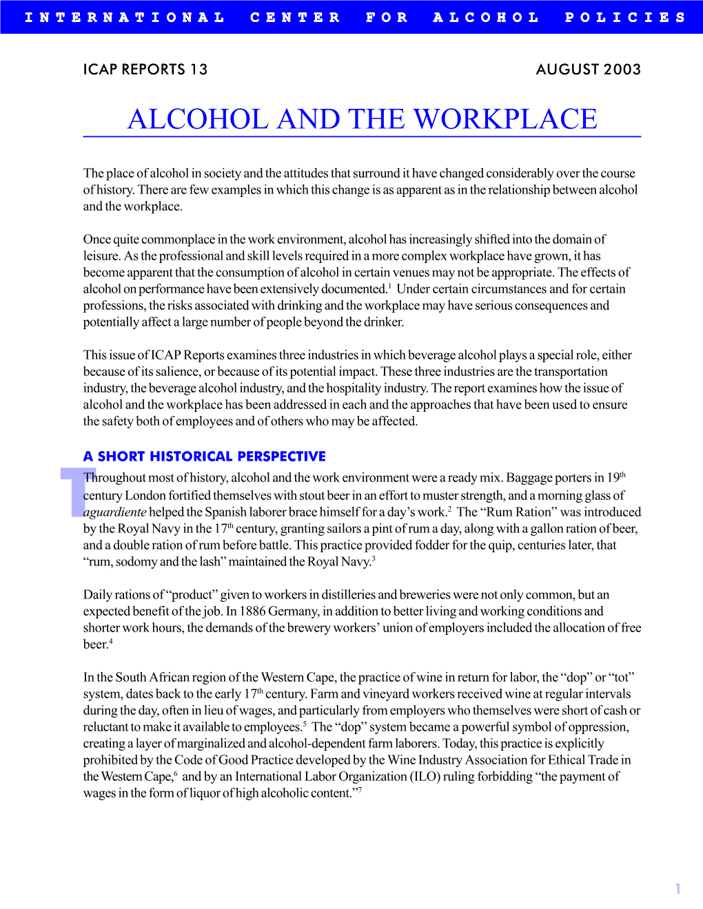Alcohol and the Workplace for Pdf.P65