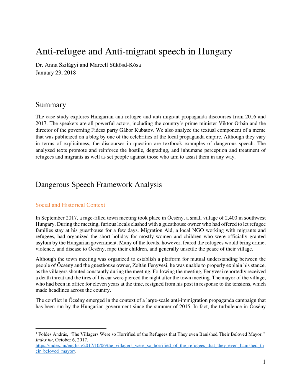 Hungary DSP Case Study Final