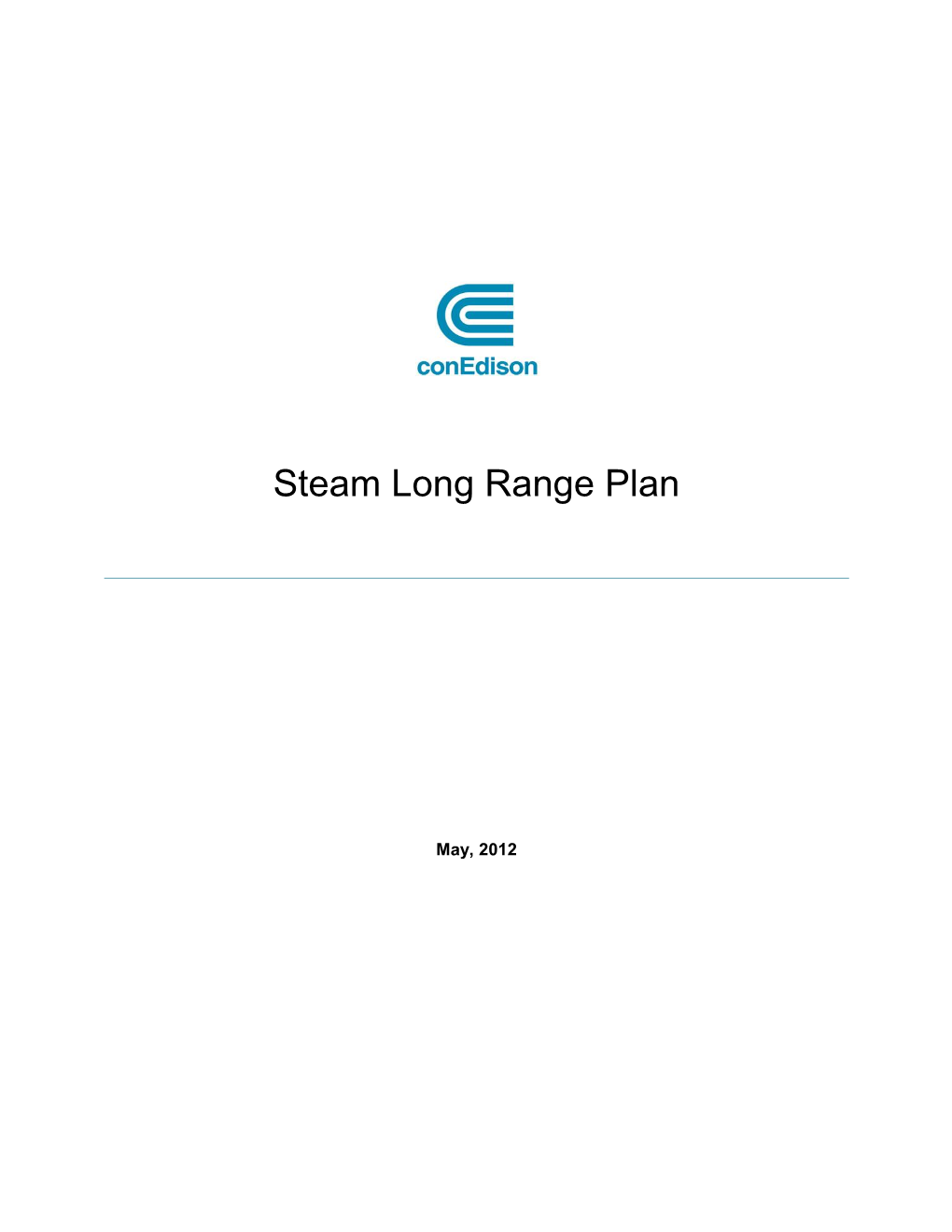 Steam Long Range Plan 2010-2030