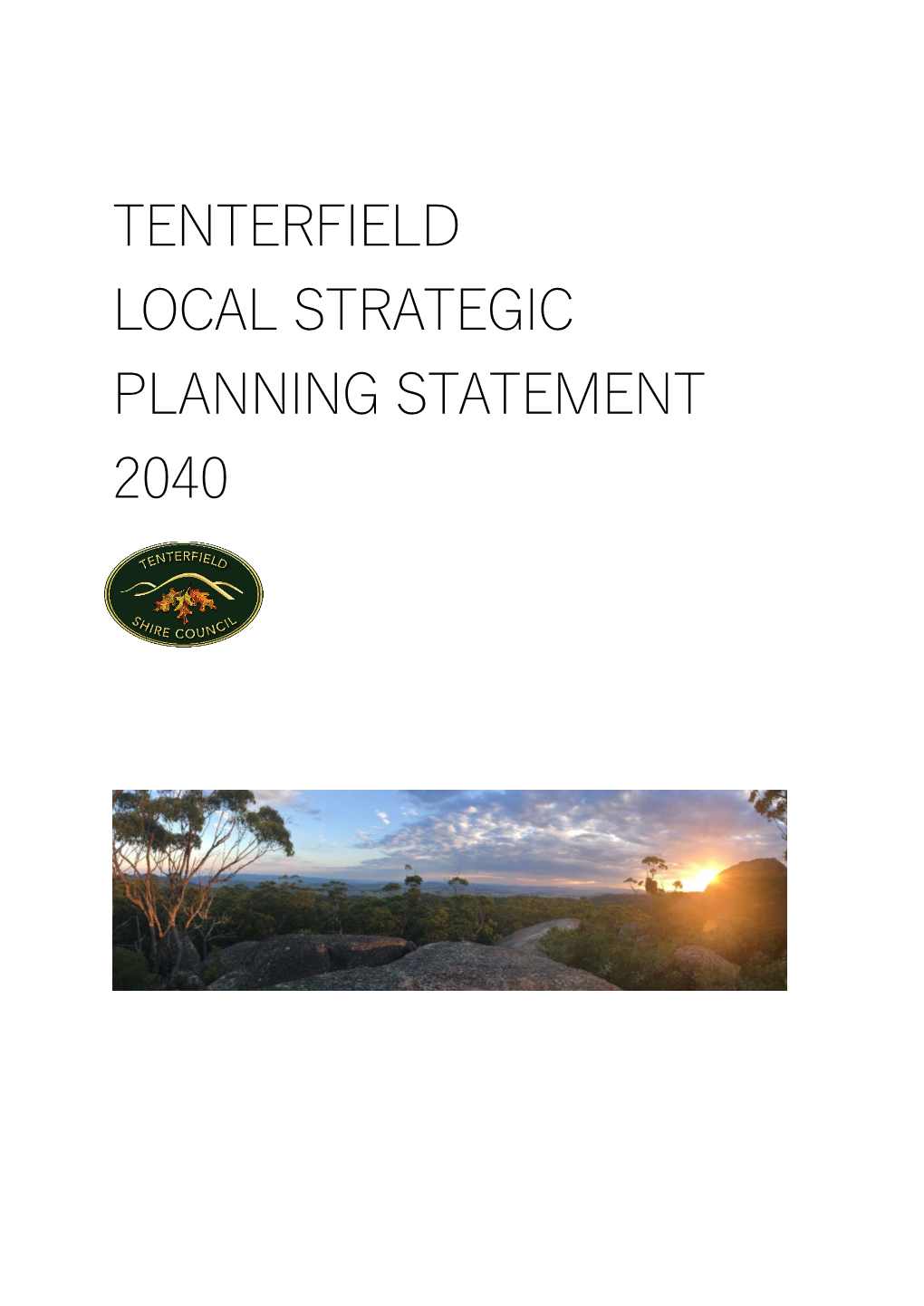 Tenterfield Local Strategic Planning Statement 2040