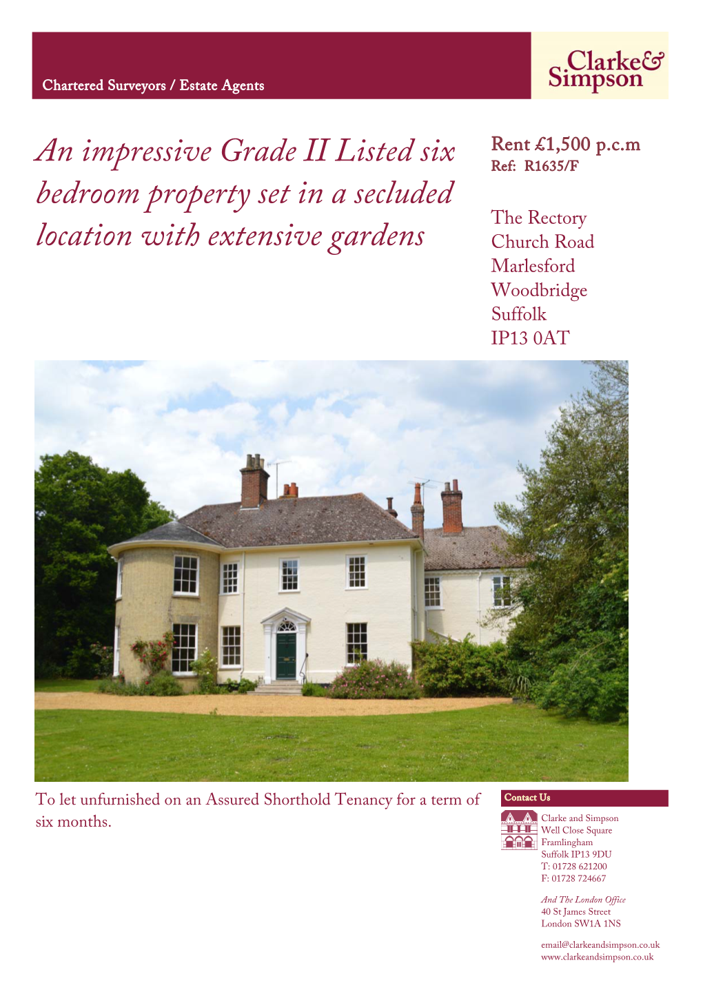 R1635 the Rectory Marlesford Single Page June 2015.Pub