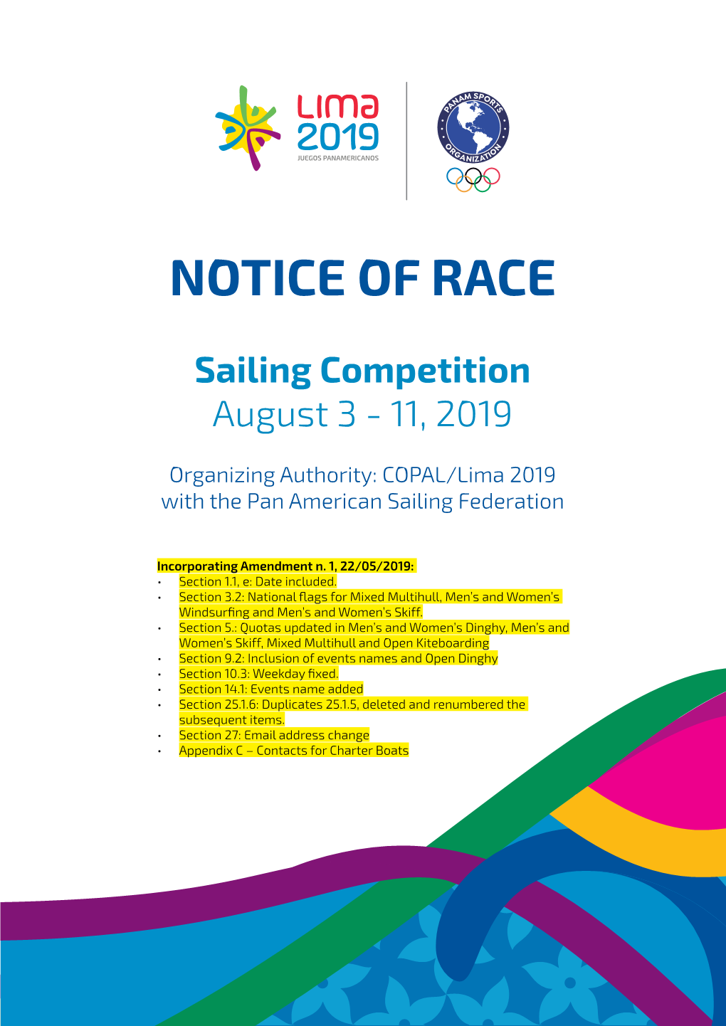 Notice of Race