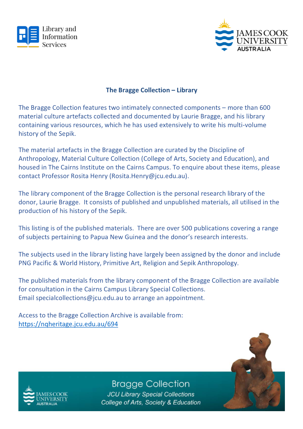 The Bragge Collection – Library