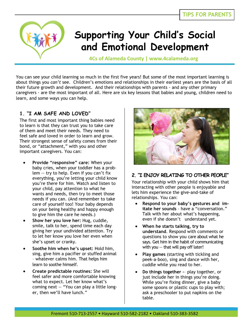 Supporting Your Child's Social and Emotional Development