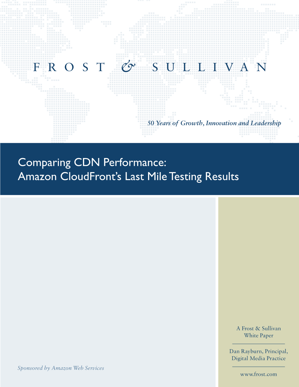 Comparing CDN Performance: Amazon Cloudfront's Last Mile