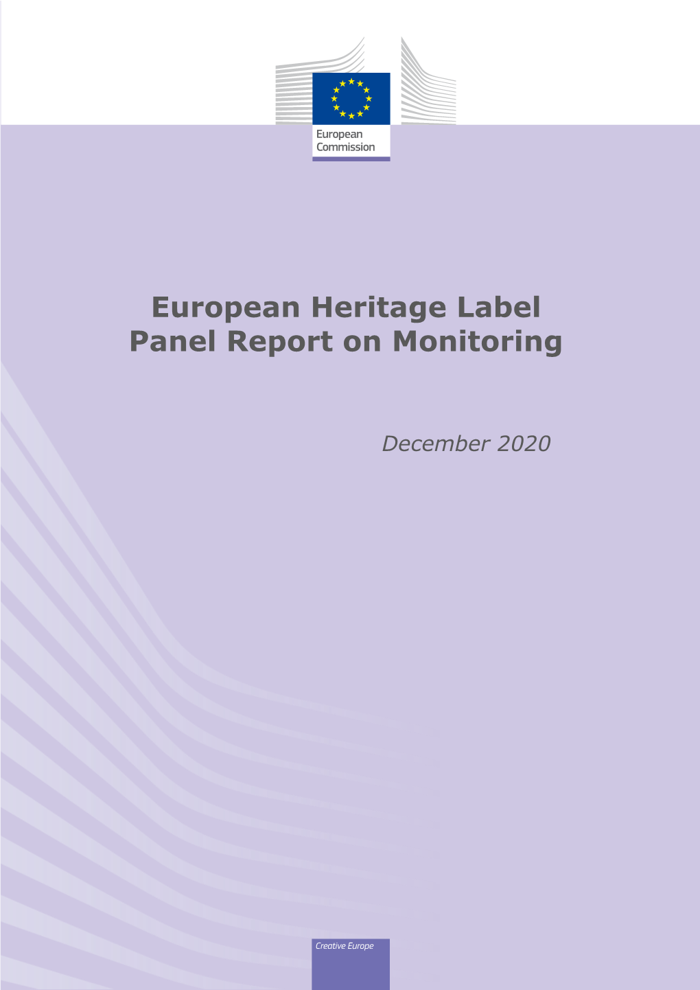 European Heritage Label Panel Report on Monitoring, 2020