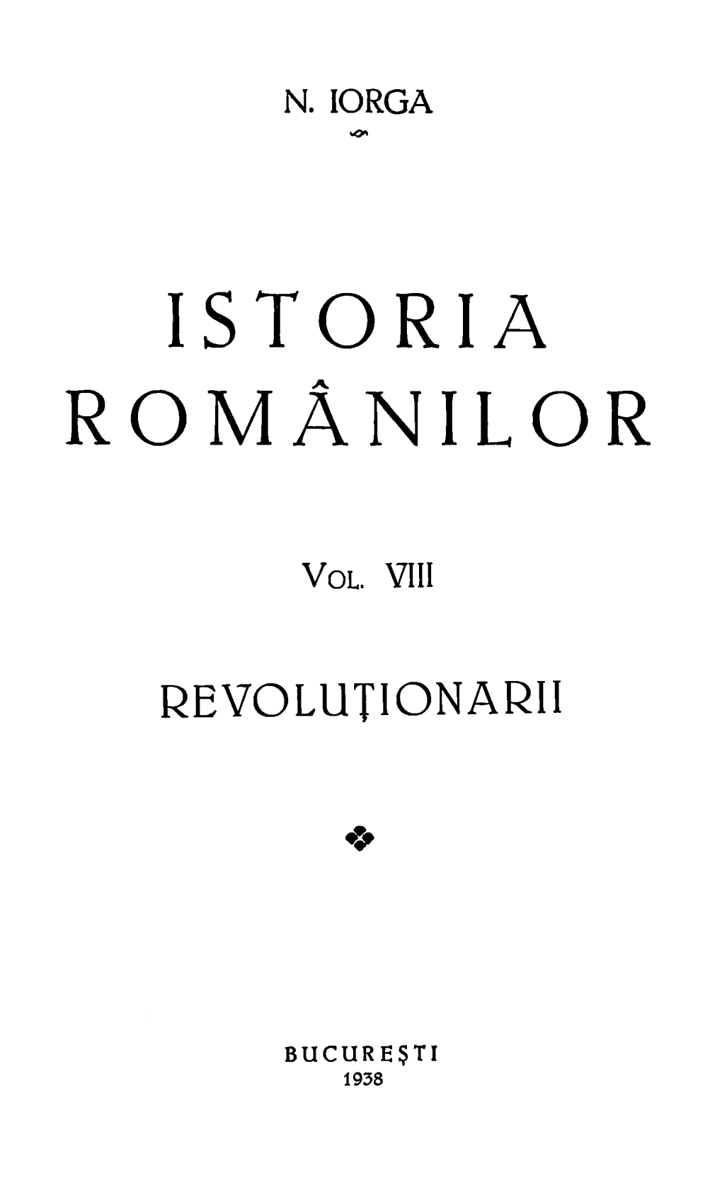 Istoria Romanilor