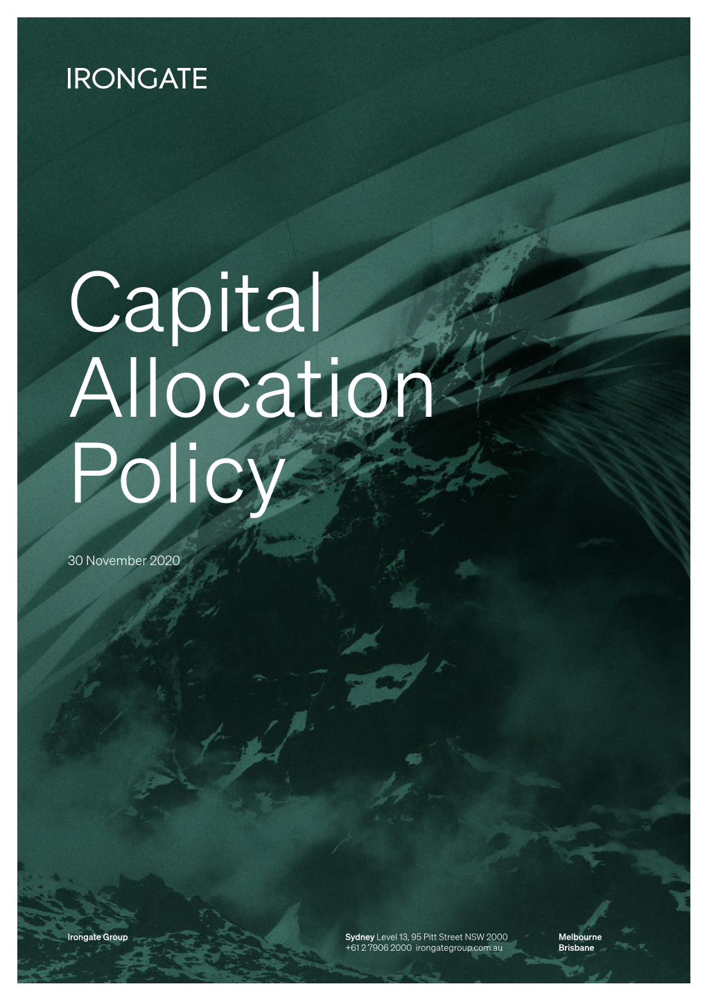 Capital Allocation Policy