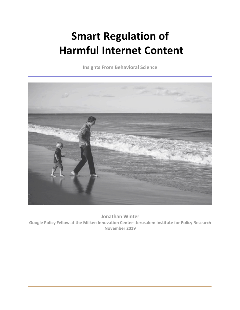 Smart Regulation of Harmful Internet Content