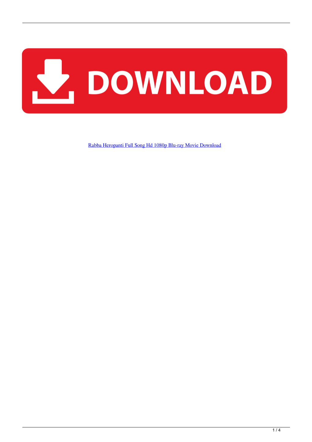 Rabba Heropanti Full Song Hd 1080P Bluray Movie Download