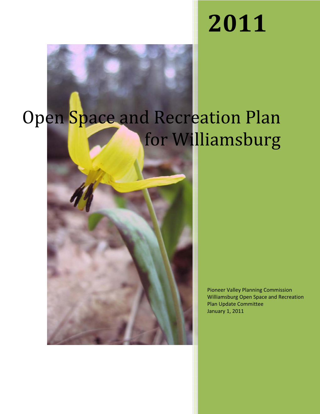 2011 Open Space and Recreation Plan