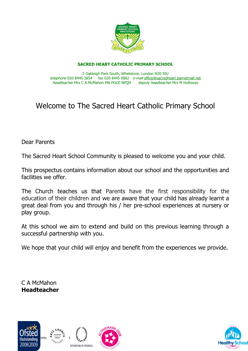 Sacred Heart RC Primary School