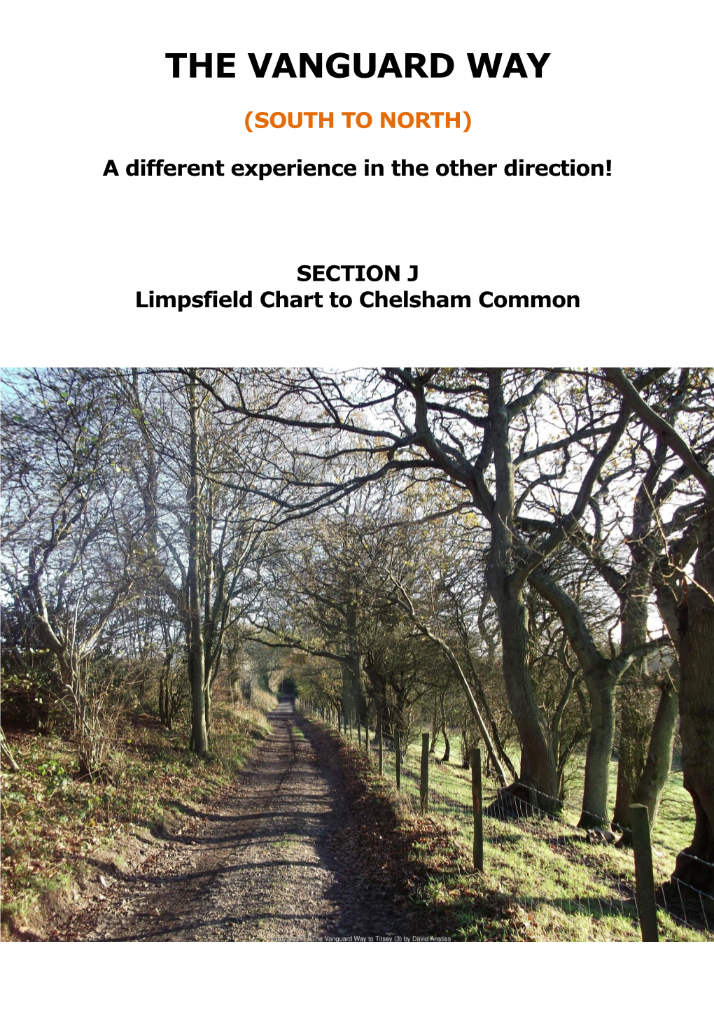 SECTION J Limpsfield Chart to Chelsham Common