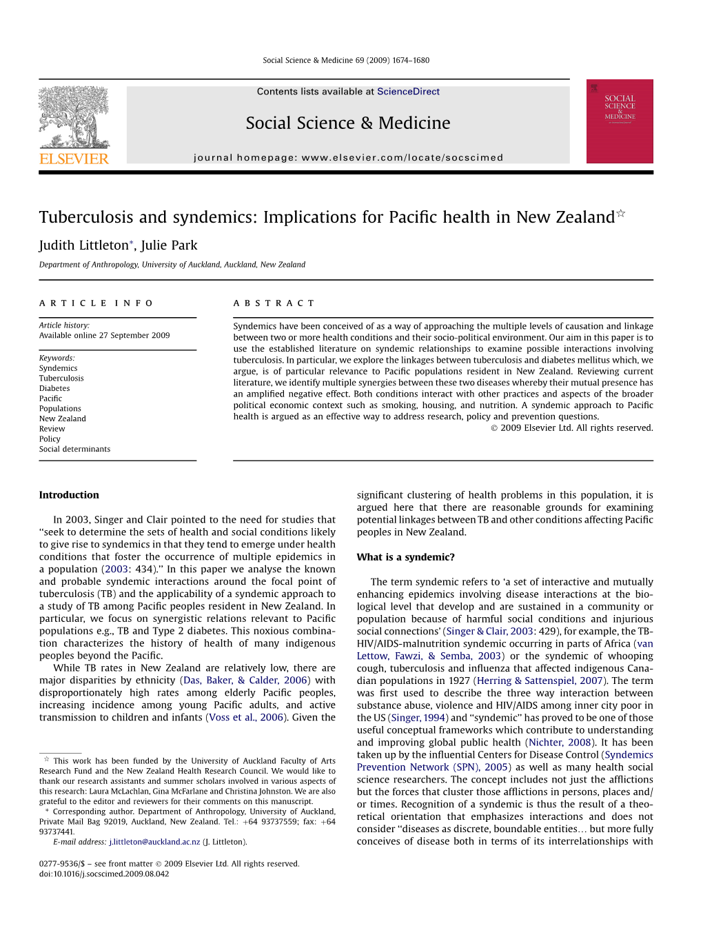 TB and Syndemics 2009.Pdf