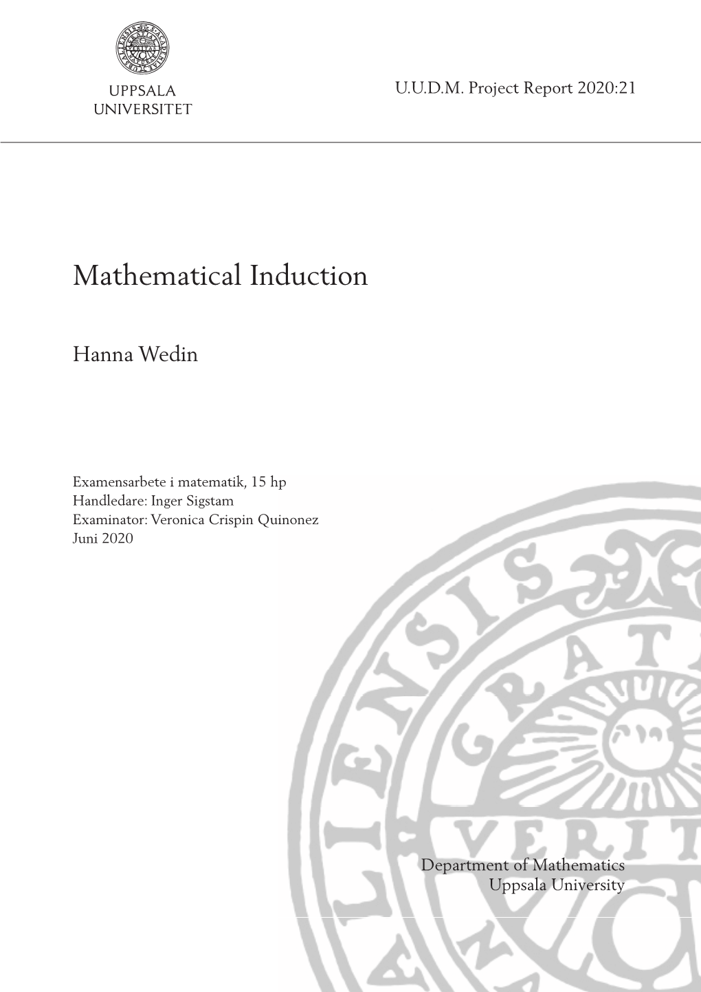 Mathematical Induction