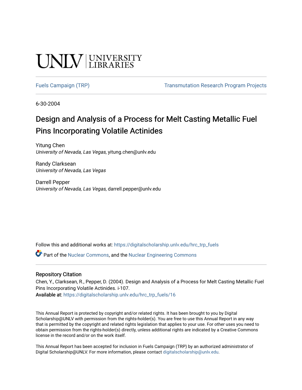 Design and Analysis of a Process for Melt Casting Metallic Fuel Pins Incorporating Volatile Actinides