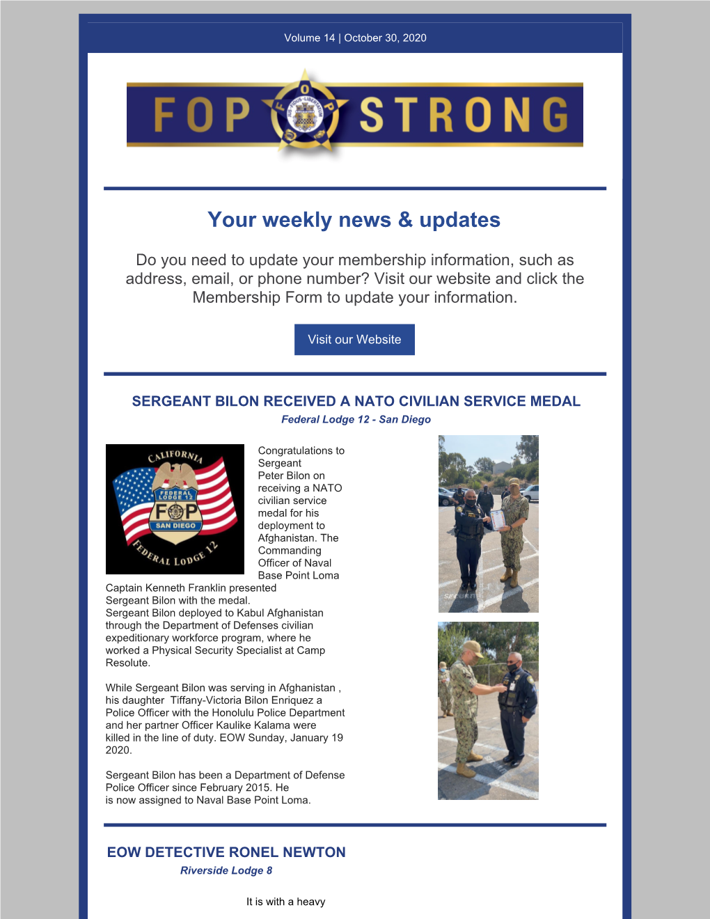 Your Weekly News & Updates