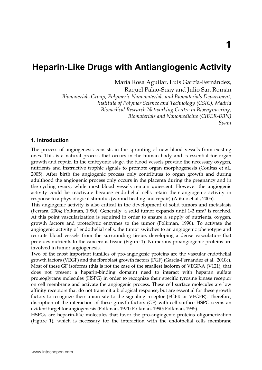 Heparin-Like Drugs with Antiangiogenic Activity