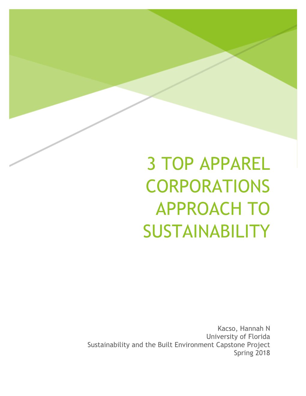 3 Top Apparel Corporations Approach to Sustainability