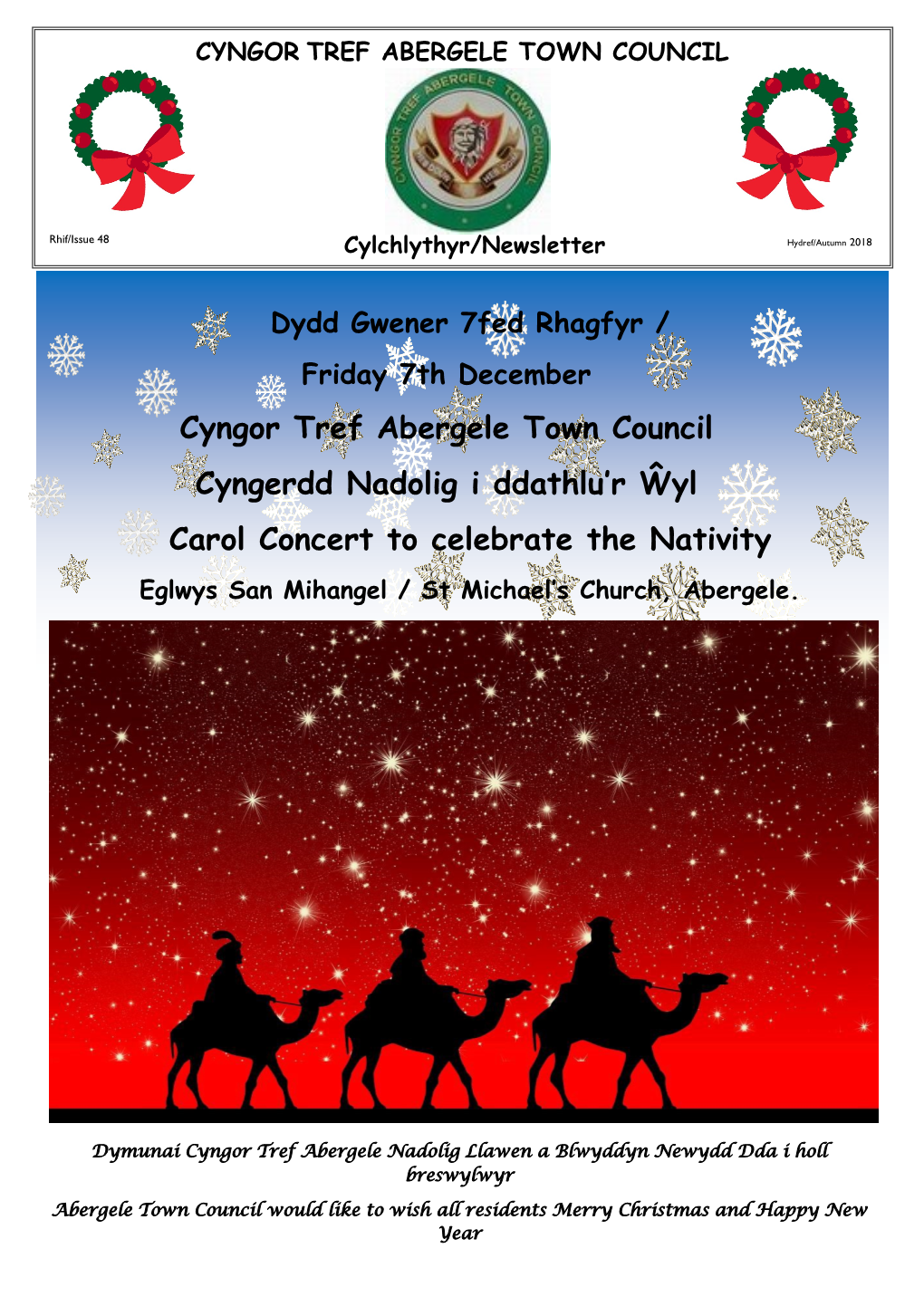 Download Abergele Newsletter Christmas