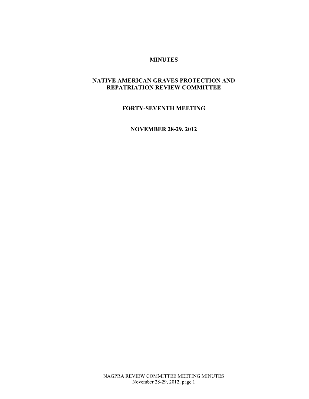 Minutes 2012-11 Meeting 47.Pdf