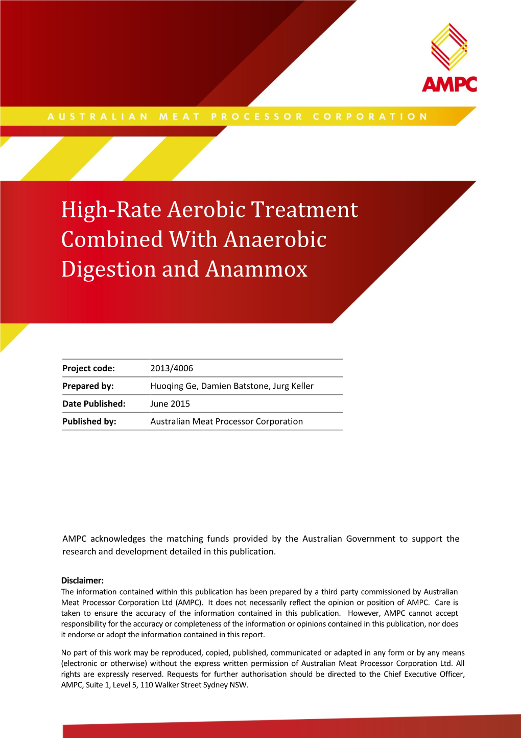 High-Rate Aerobic Treatment Combined with Anaerobic Digestion and Anammox