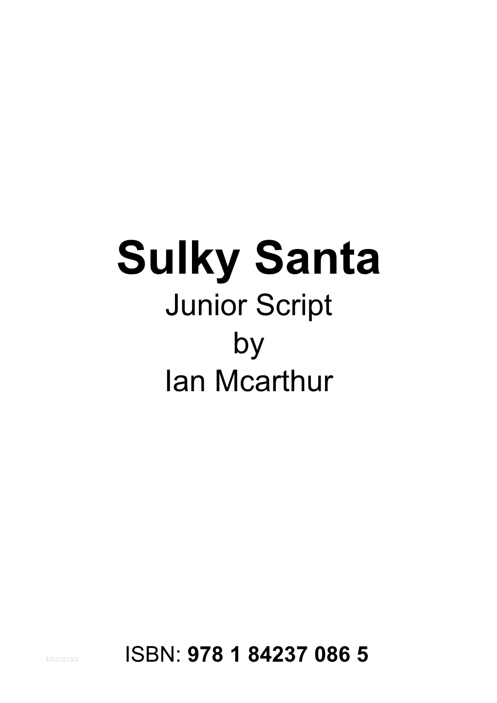 Sulky Santa Script