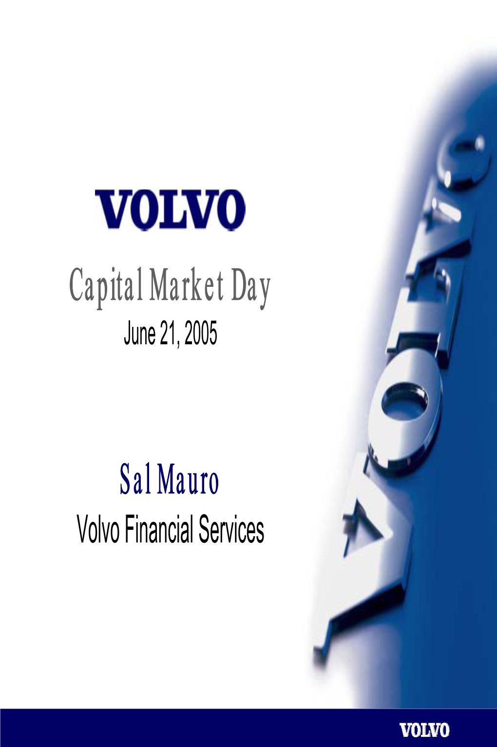 Volvo Financial Services Capital Markets