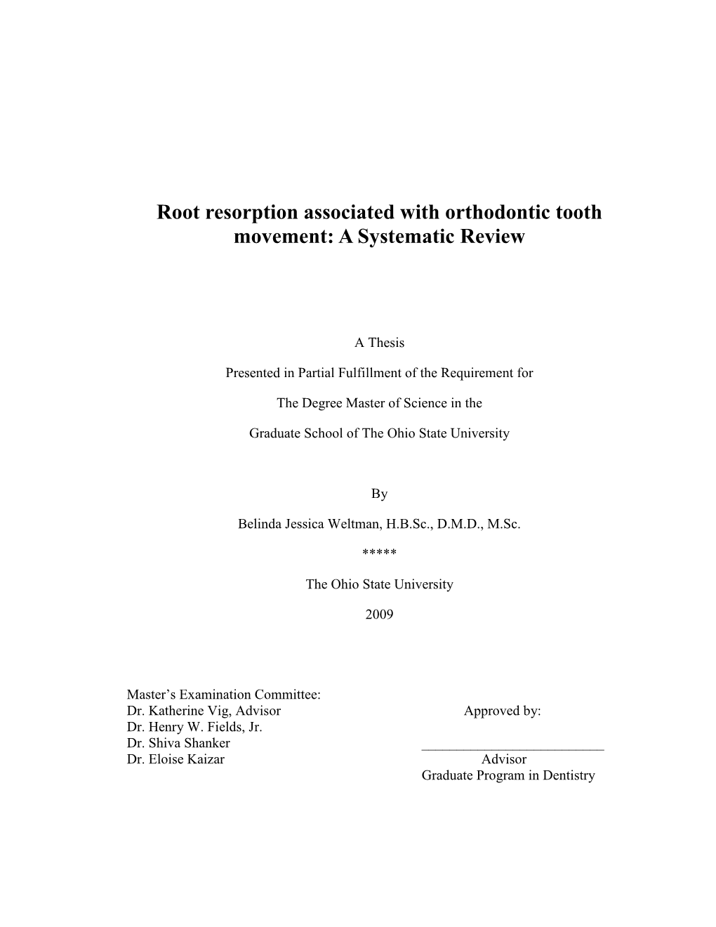 Root Resorption Associated with Orthodontic Tooth Movement: a Systematic Review
