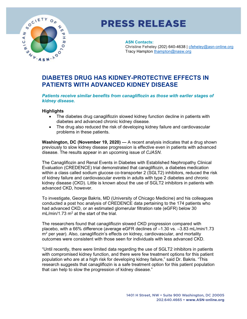 Diabetes Drug Has Kidney-Protective Effects in Patients with Advanced Kidney Disease