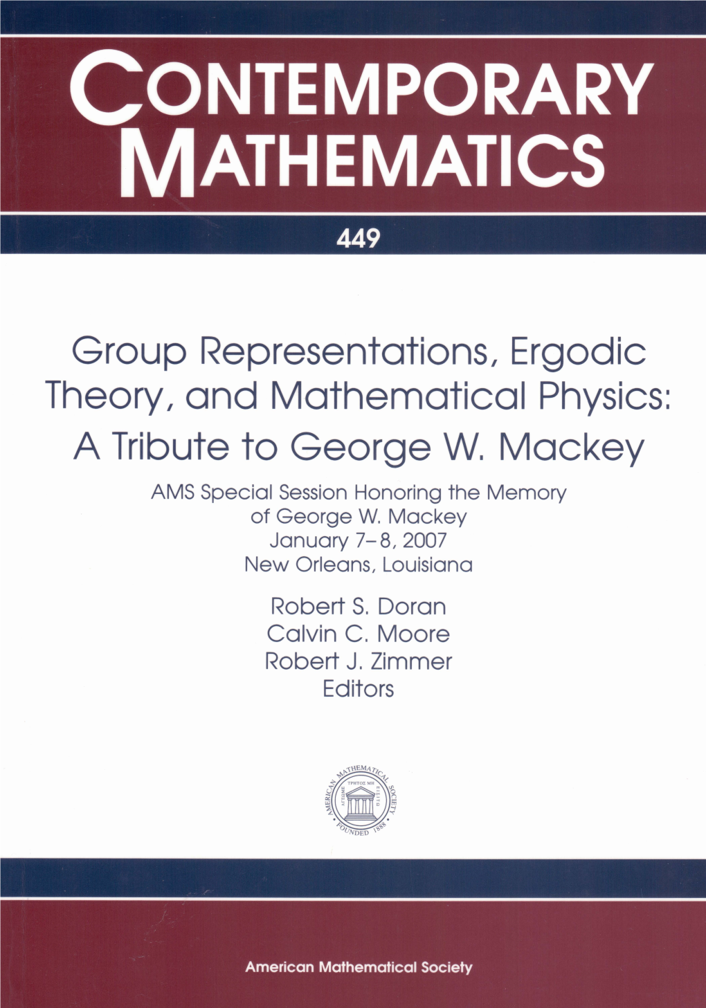 Contemporary Mathematics 449