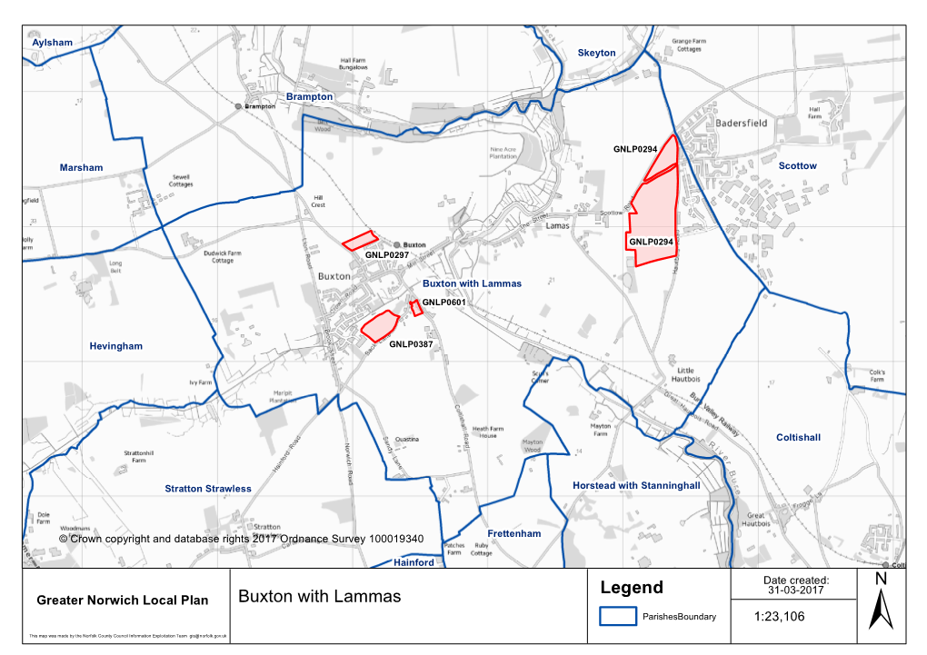 Buxton with Lamas Map Book