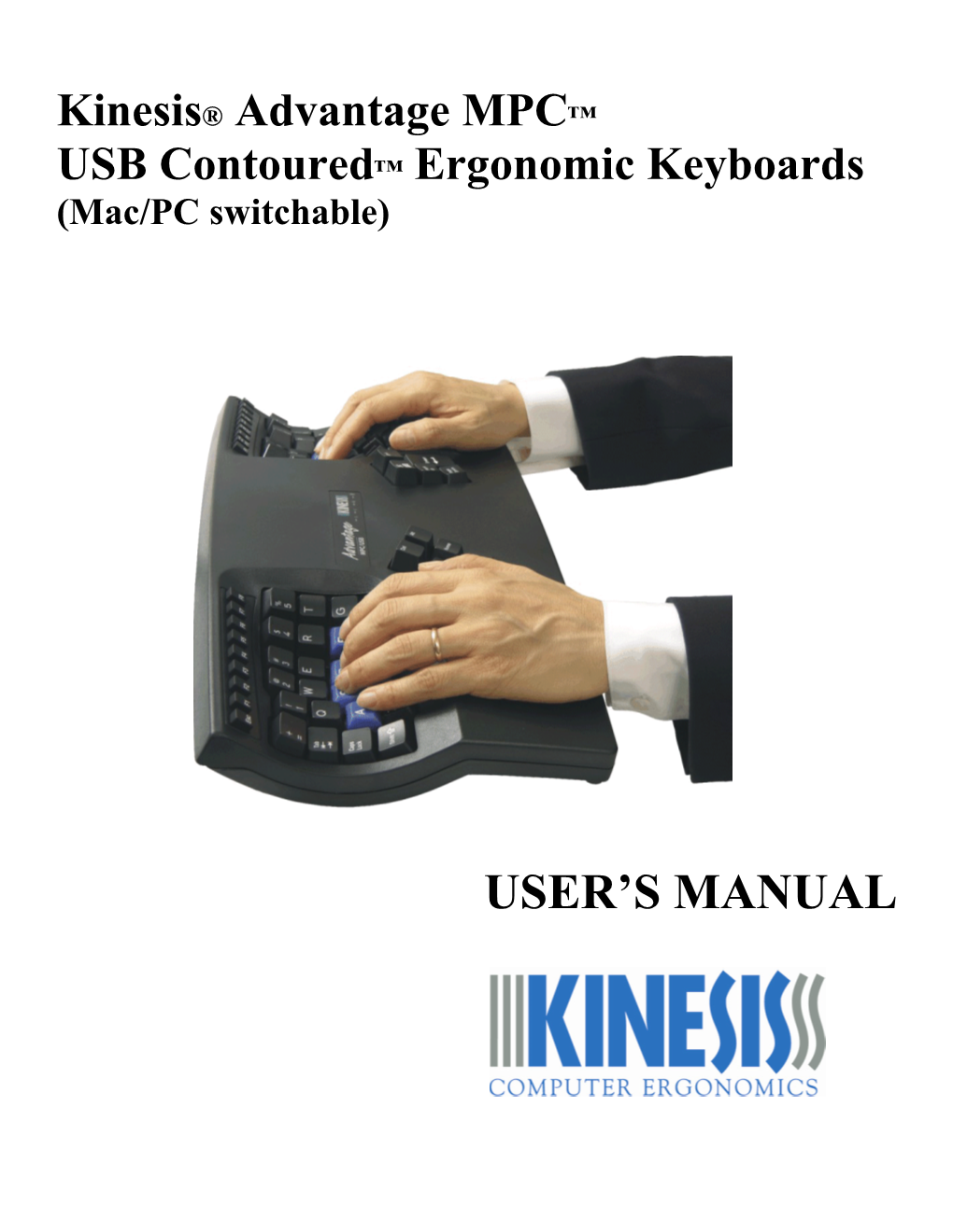 Kinesis® Advantage MPC™ USB Contoured™ Ergonomic Keyboards (Mac/PC Switchable)