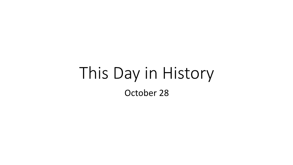 This Day in History