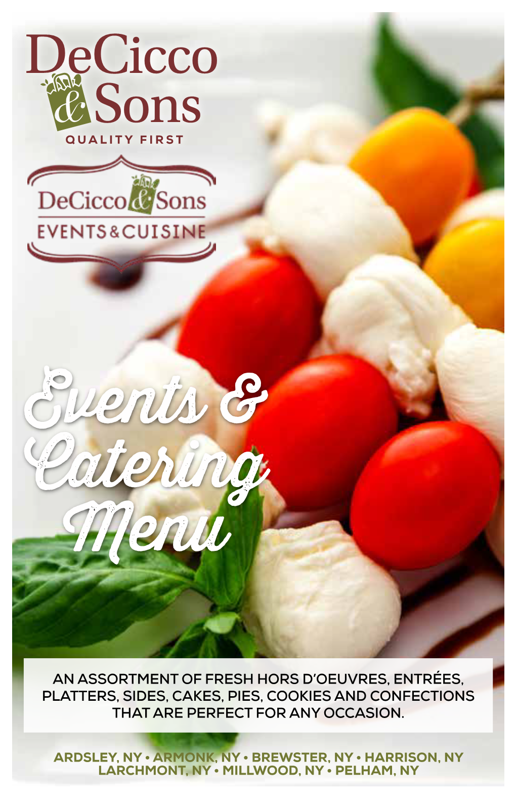 Events & Catering Menu