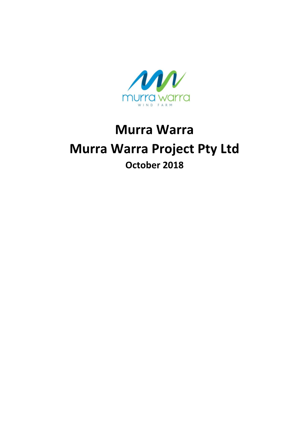 Murra Warra Murra Warra Project Pty