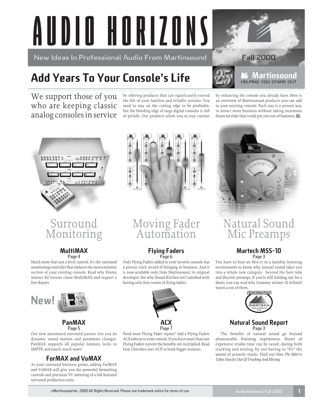 Moving Fader Automation Add Years to Your Console's Life Surround