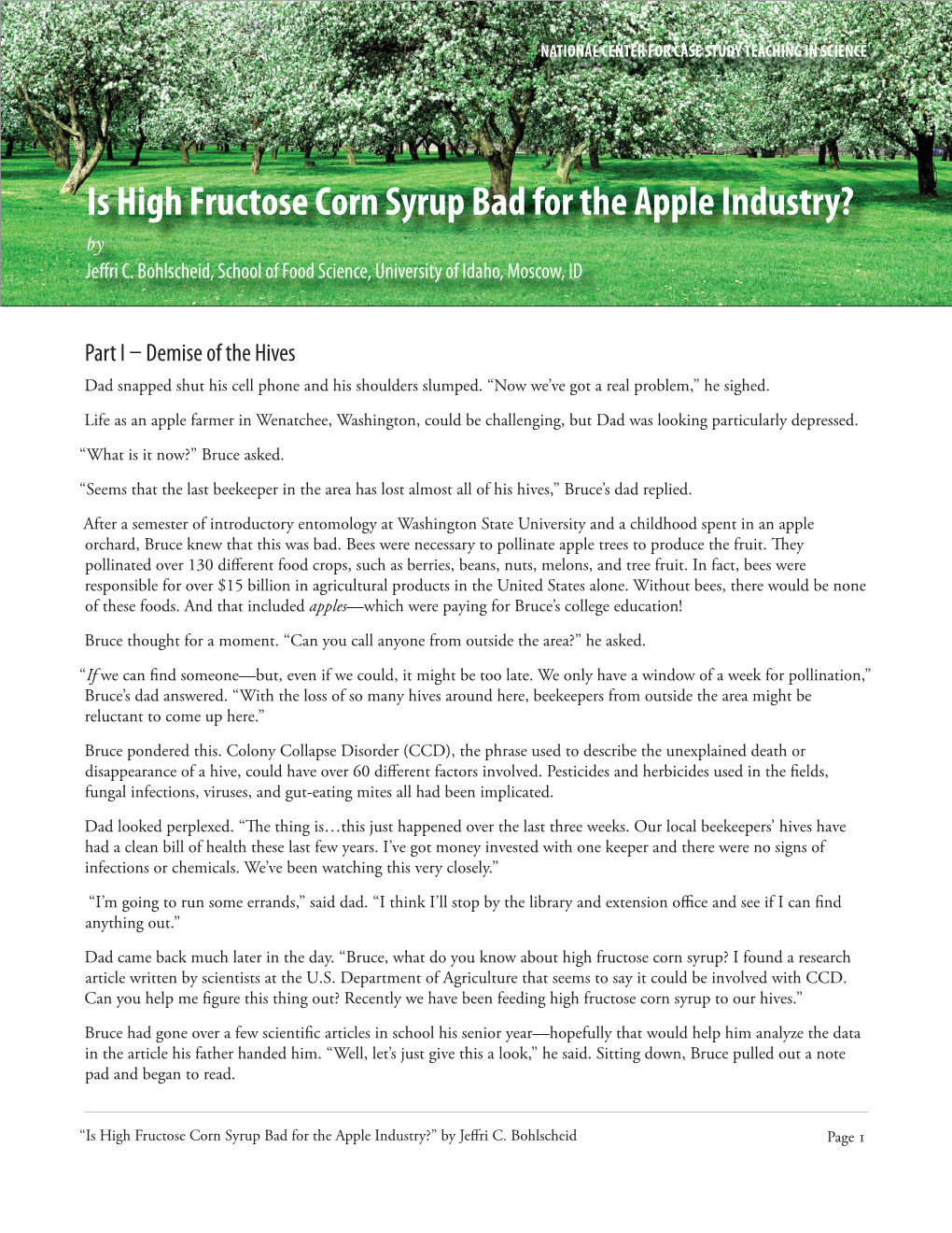 Is High Fructose Corn Syrup Bad for the Apple Industry? Bbyy Jefri C