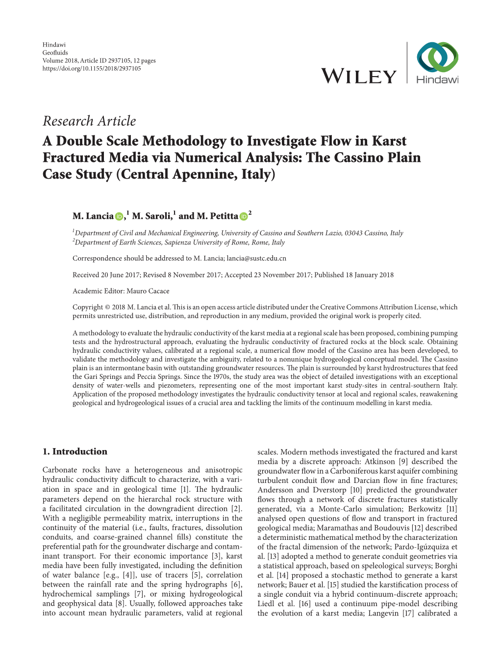 Research Article a Double Scale Methodology to Investigate