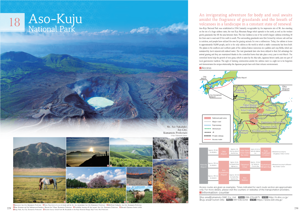 Aso-Kuju National Park Was Established in 1934