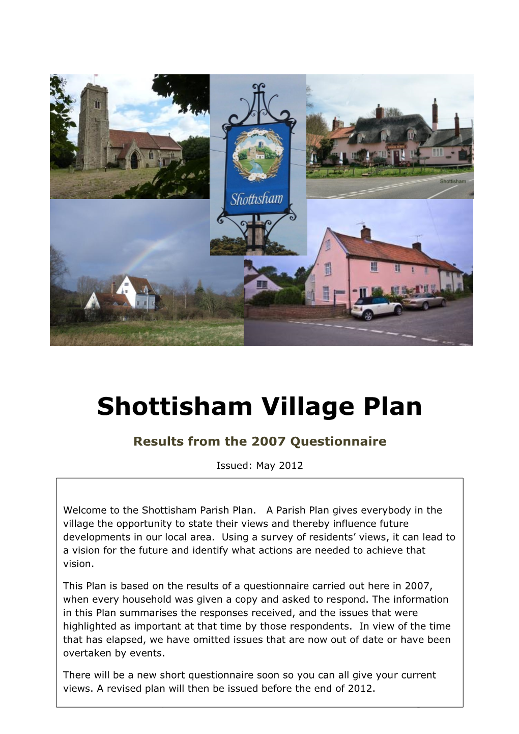 Shottisham Village Plan