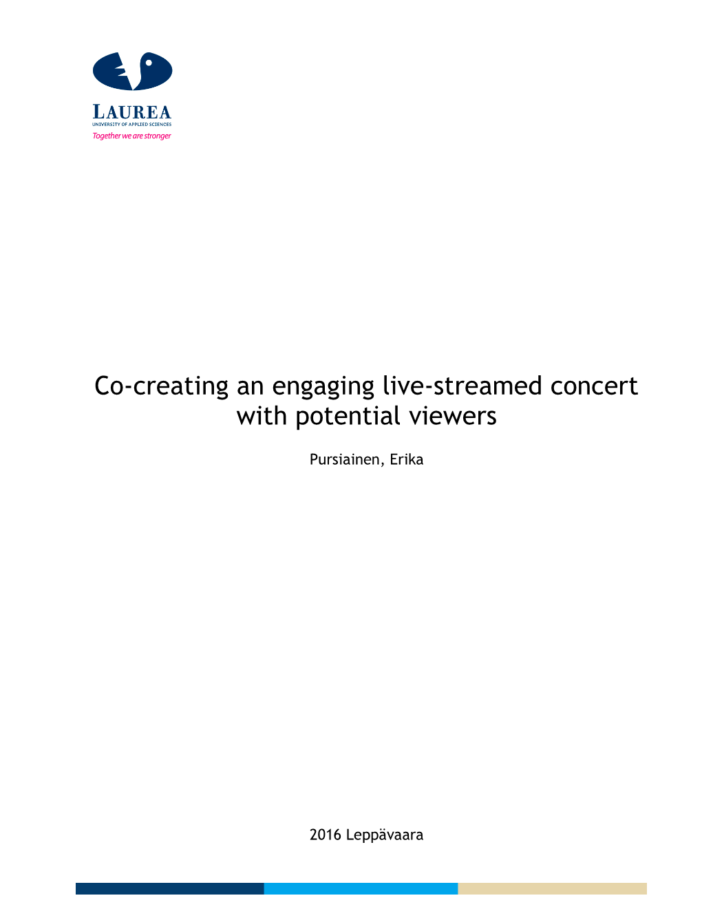 Co-Creating an Engaging Live-Streamed Concert with Potential Viewers